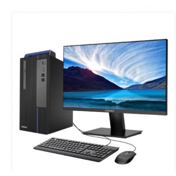 清华同方超翔H880-H54台式计算机 （海光 3350 8核3.0G/16G/512G SSD+1T SATA /2G显/DR/23.8国产系统）